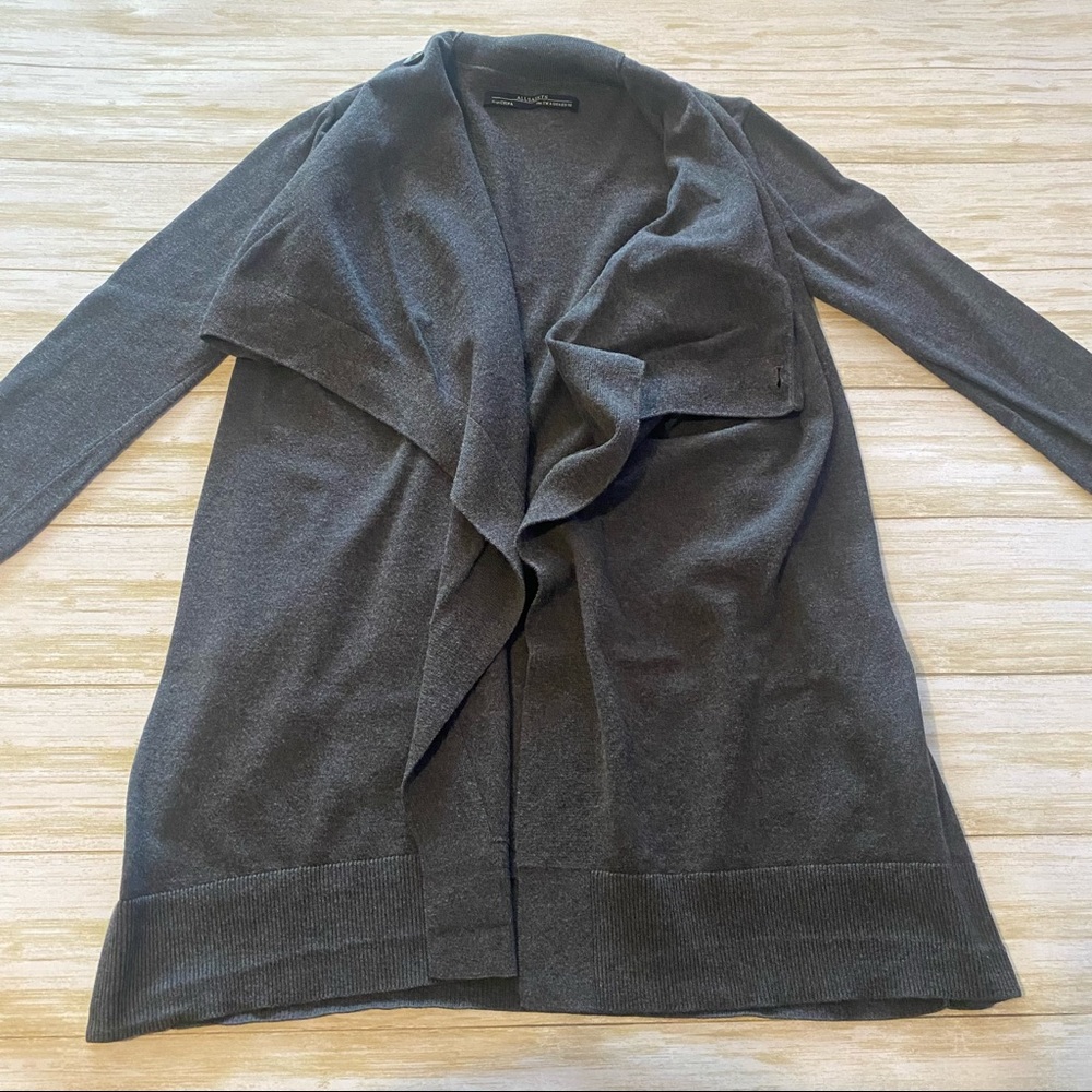 All Saints Gray Cardigan 0